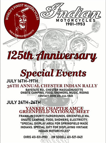 Indian 125 anniversarry